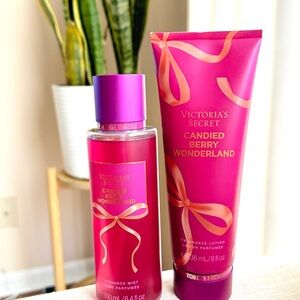 Victoria's Secret Candied Berry Wonderland Set - Pink and Gold